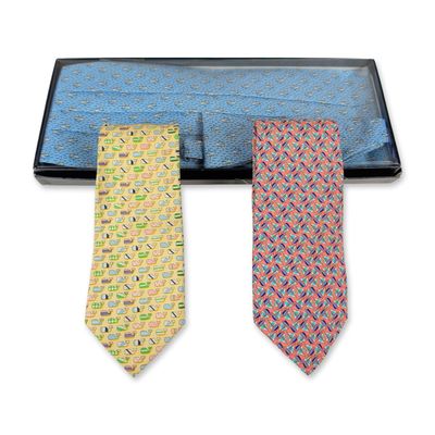 Sale Photo Thumbnail #116: 3pc Vineyard Vines Silk Ties and Boxed Cummerbund