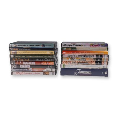 Sale Photo Thumbnail #152: 17pc Art Documentary & Instructional DVD Collection