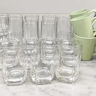 Pastel Mugs and Sparkling Glassware