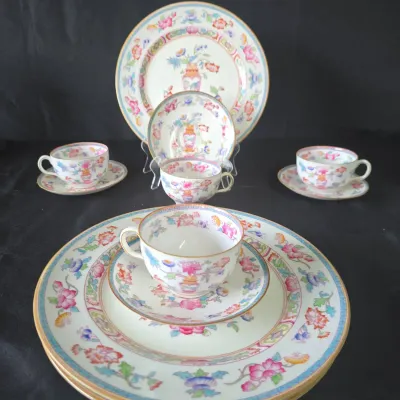 Vintage Royal Doulton E2928 Asian Pattern Collection 