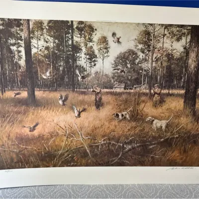 Riverview Quail by Robert K. Abbett 