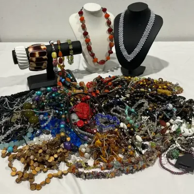 HUGE Beaded Fashion Jewelry Collection Mystery Lot 