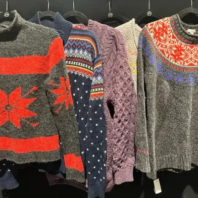 Bulky Knit Sweaters Polo Ralph Lauren Blends, LL Bean Wool + More Mixed Sizes Mystery Lot