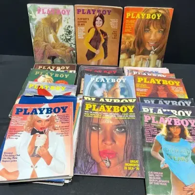 1970’s Playboy Magazines 20+ More Mystery Lot