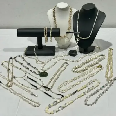 Sterling Silver, Pearl & More, Necklaces, Bracelets & Earrings 