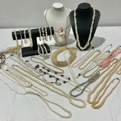 Pearl, Fashion Jewelry, Mother Of Pearl & More Mystery Lot 