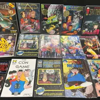 Star Trek Parodies Sci-Fi Ash Can Humor Comics Including Star Blecch + More