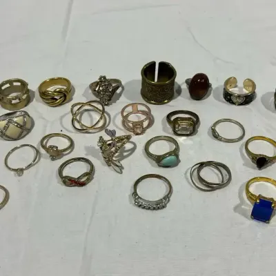 Gold Fashion Jewelry Ring Collection