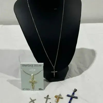 Sterling Silver Crucifix Collection 