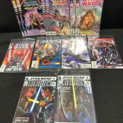 Star Wars Dark Horse Comics, Rebellion, Qui Gon&Obi Wan, A Valentine Story & More