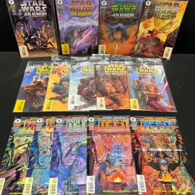 Dark Horse Comics Star Wars 3 Complete Sets Fall Of The Sith Empire, Redemption & Jedi Academy
