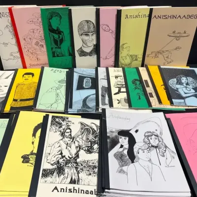 Large Collection Self Published Anishinaabeg Zines Booklets