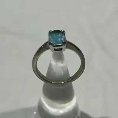 18k Gf White Gold Ring 