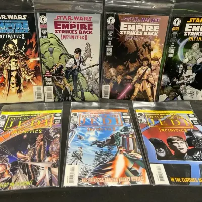 Star Wars Infinities Return Of The Jedi & Empire Strikes Back Dark Horse Comics