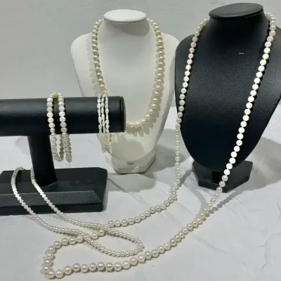 14k & Pearl Necklaces & Bracelets 1
