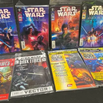Star Wars Episode ll Attack Of The Clones Set + Dark Times, Galaxy