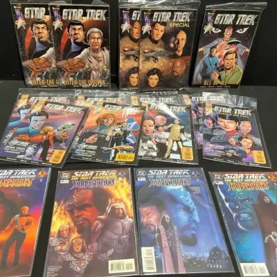 Wildstorm Star Trek Comics 2 Sets Divided We Fall + More, DC Shadowheart Set