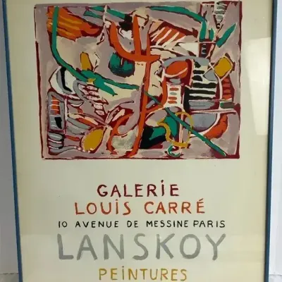 1952 Andre Lanskoy Galerie Louis Carre Exhibition  