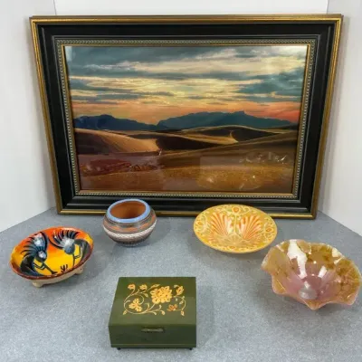 Southwestern Decor, Sorrento Box & Framed Print