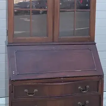 Mahogany Secretary Desk Bookcase