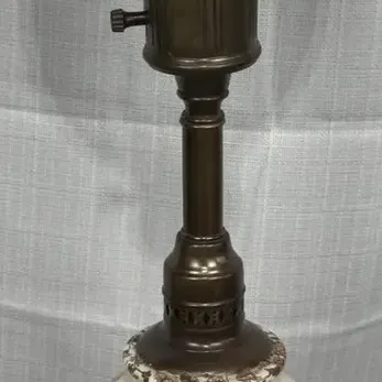 Chinoiserie Transferware Banquet Lamp
