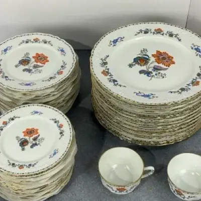Royal Limoges Persan Rouge Set