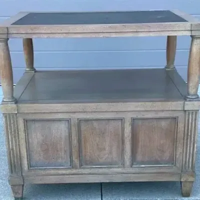 Neoclassical-Style Two-Tier Accent Table