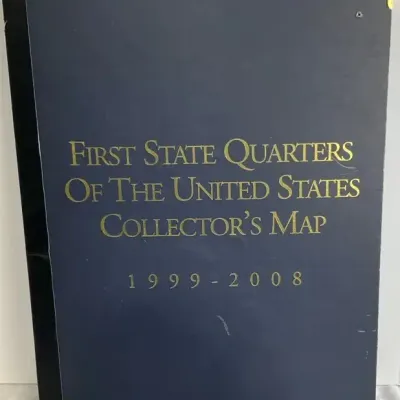 First State Quarters of the United States Collector’s Map 1999–2008