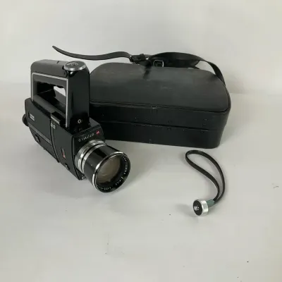 Vintage Bell & Howell Super 8 Movie Camera with Case