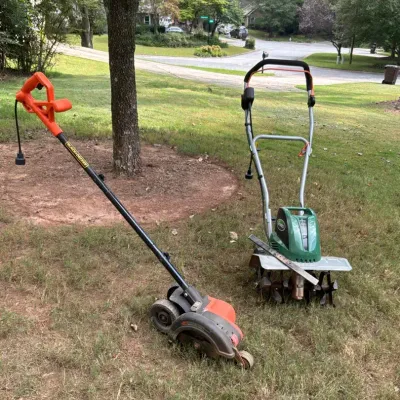 Scotts Electric Garden Tiller and Black & Decker Lawn Edger