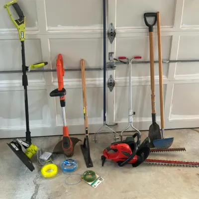 Ryobi and Black & Decker Lawn and Garden Tools