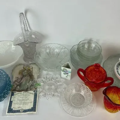 Bradford Exchange Serenity’s Song Plate and Glass Serving Pieces