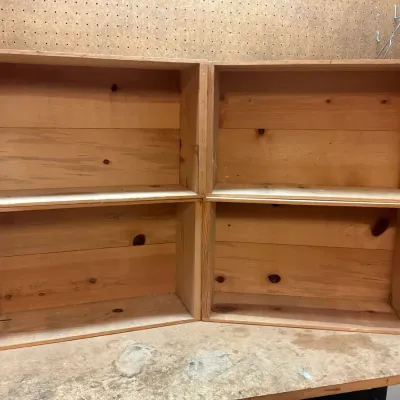 Dunnewood Winery Wooden Crates Set of 4 