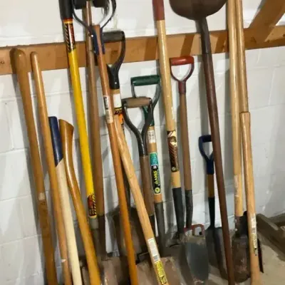 Shovels, Spades, Pickaxes and Yard Tools