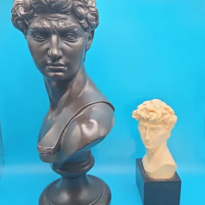 Two Heads Are Better Than One! Austin Productions and Santini Reproductions of Michelangelo's David 
