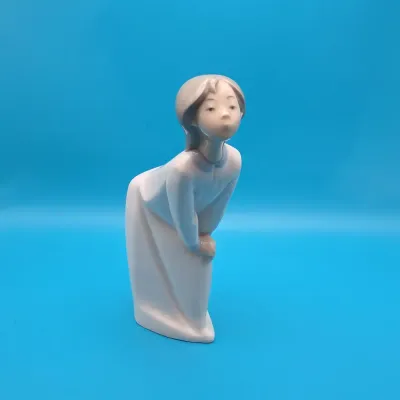 Lladro "Girl Kissing" Porcelain Figurine