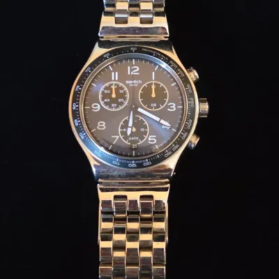 Swatch BOXENGASSE Stainless Steel Men's Wristwatch 