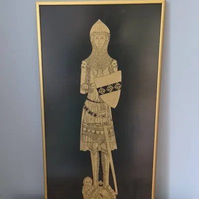 Brass Rubbing of Sir John de Creke