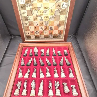 American Revolutionary War Chess Set