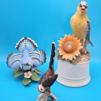 For the Birds! Lot of 3, By Goebel, Lenox* and Lefton