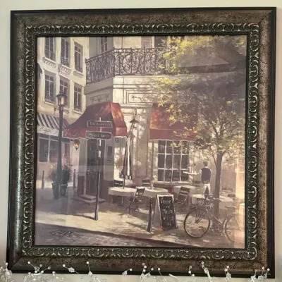 Brent Heighton "The Crepe House" Framed Print