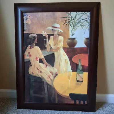 " Ladies Chatting" by Migual Dominguez