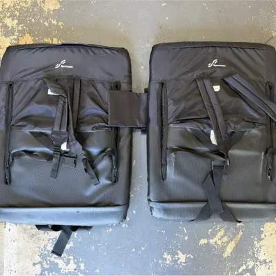 Pair Of Sportneer Portable Stadium Seat Chair Backpacks