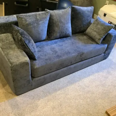 Grey Foam Couch