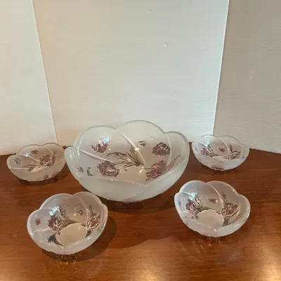 Mikasa Frosted Serving And Individual Bowls