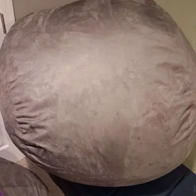 XL Gray Bean Bag Chair #2