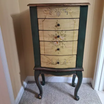 Painted Jewelry Chest