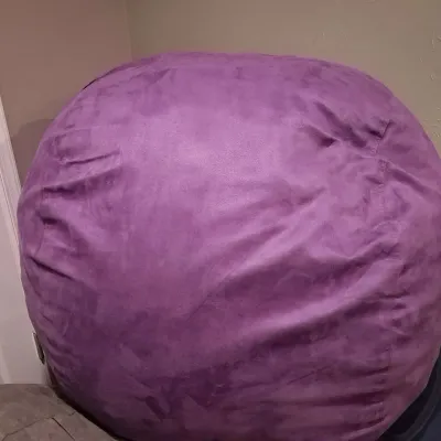 XL Purple Bean Bag Chair