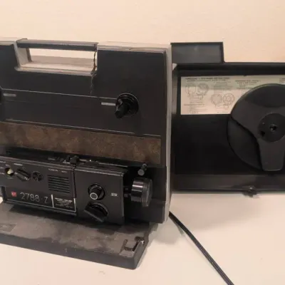Vintage GAF 2788-Z Automatic Threading Dual 8 Movie Projector, 1970s