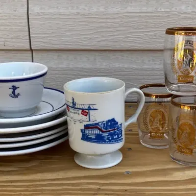 Vintage Collectibles and Nautical Dinnerware